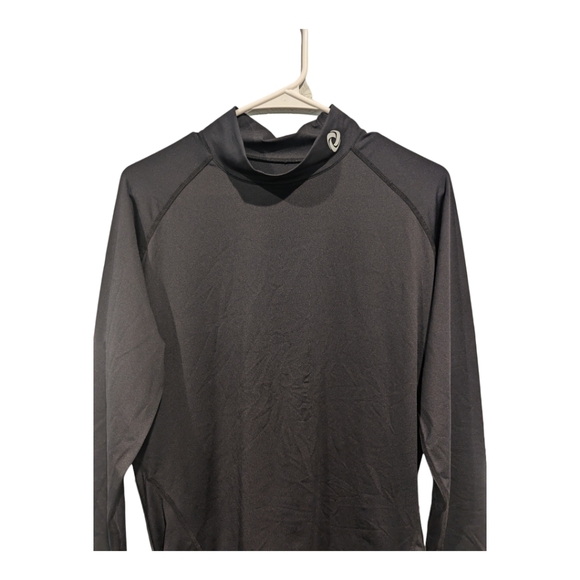 Tesla black long sleeve lightweight base layer. Men's size 2XL. - Picture 2 of 5